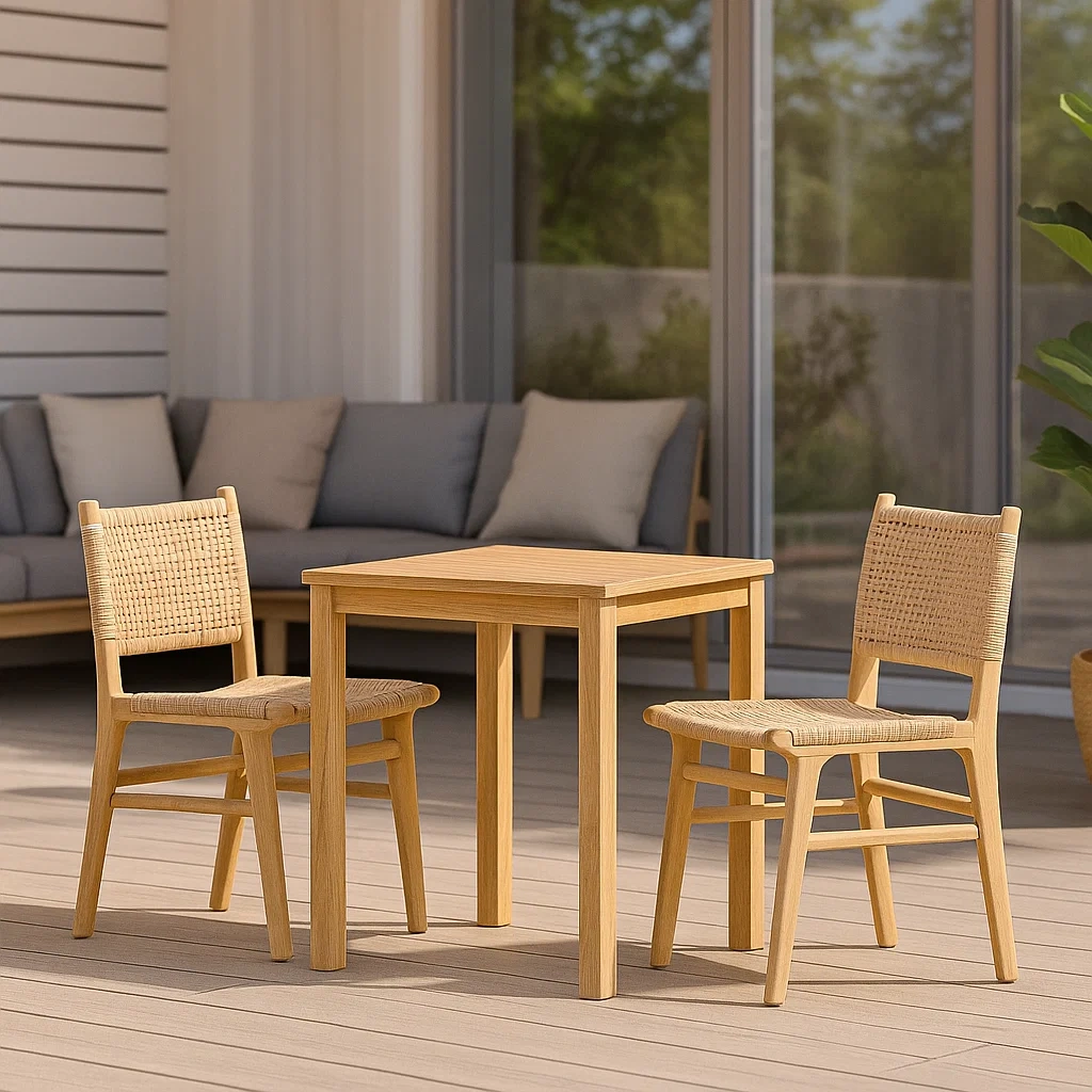 Mobilier de jardin,Ensemble table et chaises de jardin - NordicWoodFurn