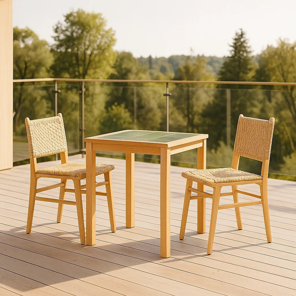 Mobilier de jardin,Ensemble table et chaises de jardin - NordicWoodFurn