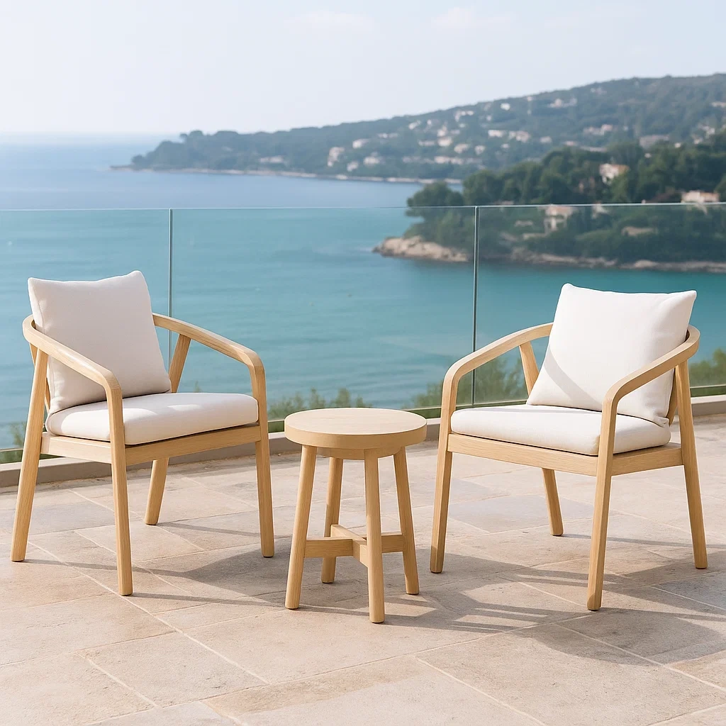 Mobilier de jardin,Ensemble table et chaises de jardin - NordicWoodFurn