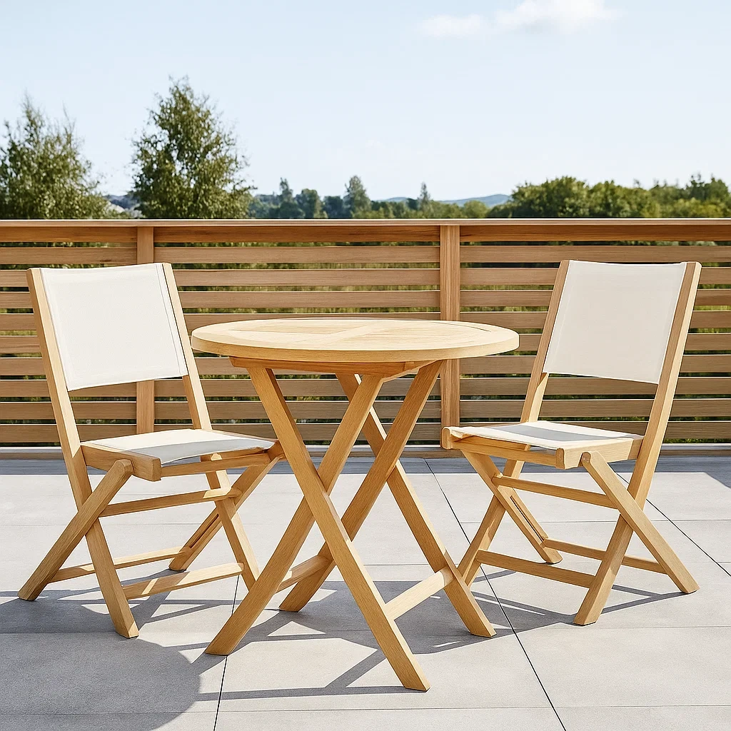 Mobilier de jardin,Ensemble table et chaises de jardin - NordicWoodFurn