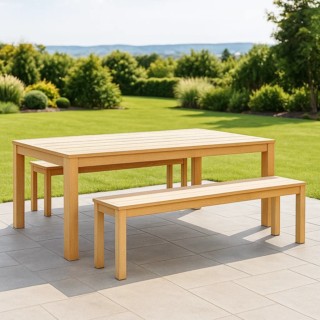 Mobilier de jardin,Ensemble table et chaises de jardin - NordicWoodFurn