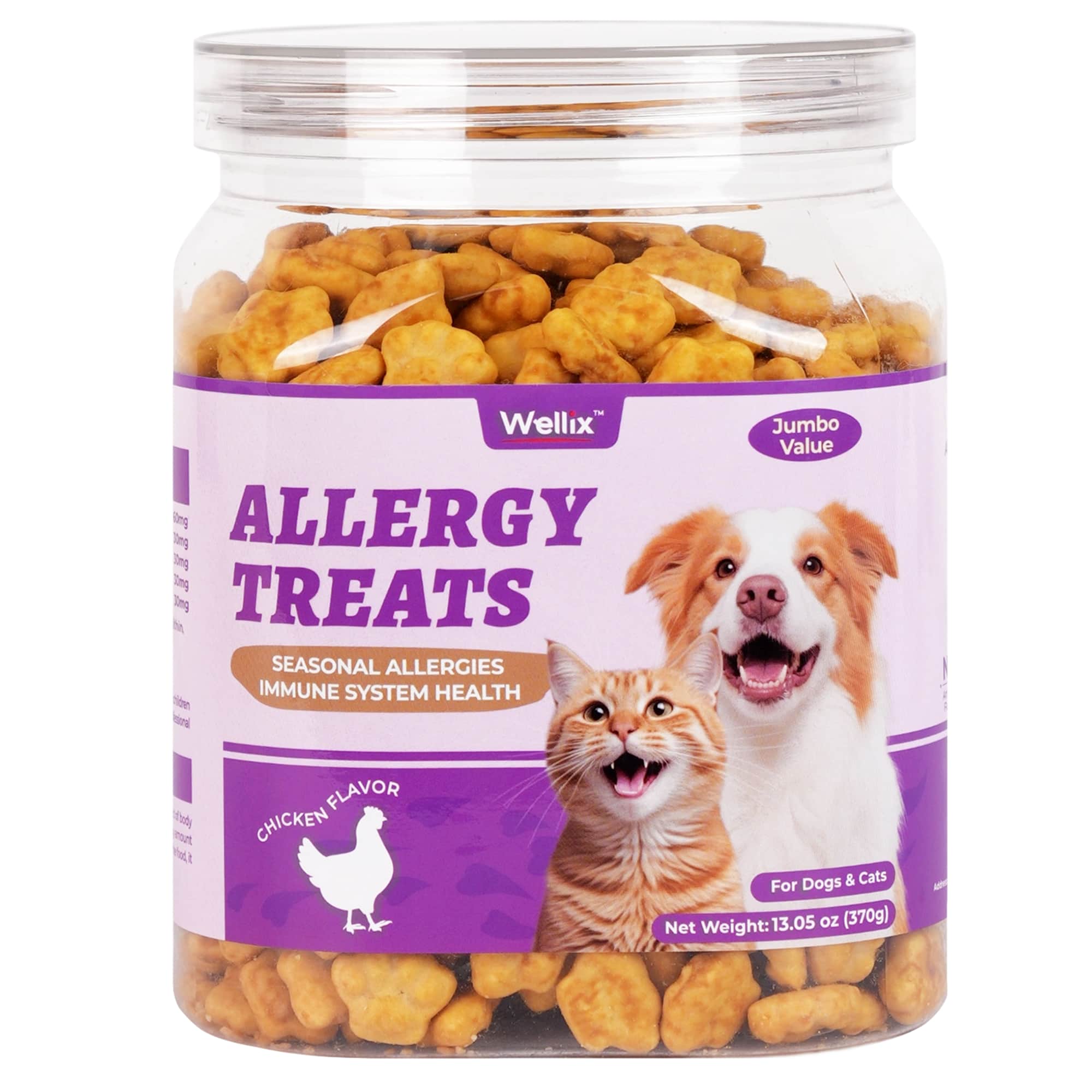 Wellix Calming Treats for Cats – 13.5oz Chicken-Flavored with Chamomile & Melatonin, Aids Relaxation & Anxiety Relief for Indoor Cats & Kittens-CritterCorner