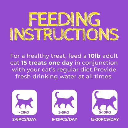 JUSTTRY Lysine Cat Treats – Natural Salmon Crunchy Training Biscuits for Immune Support, Cats & Kittens, 13.4oz-CritterCorner