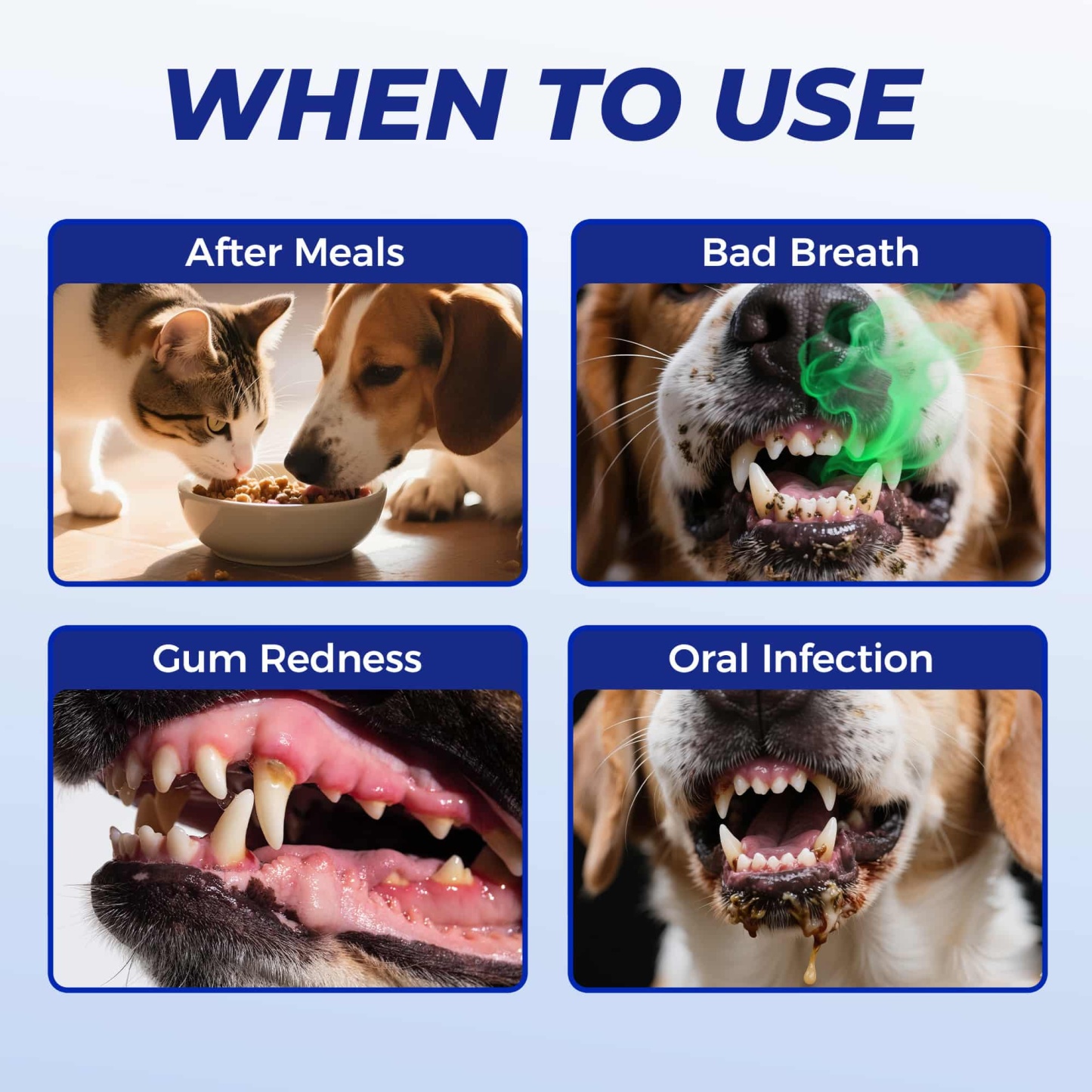 Wellix Pet Teeth Cleaning Wipes for Dogs and Cats - Natural Dental Care Finger Wipes to Reduce Plaque, Tartar & Bad Breath - No-Rinse Disposable 100 Count-CritterCorner