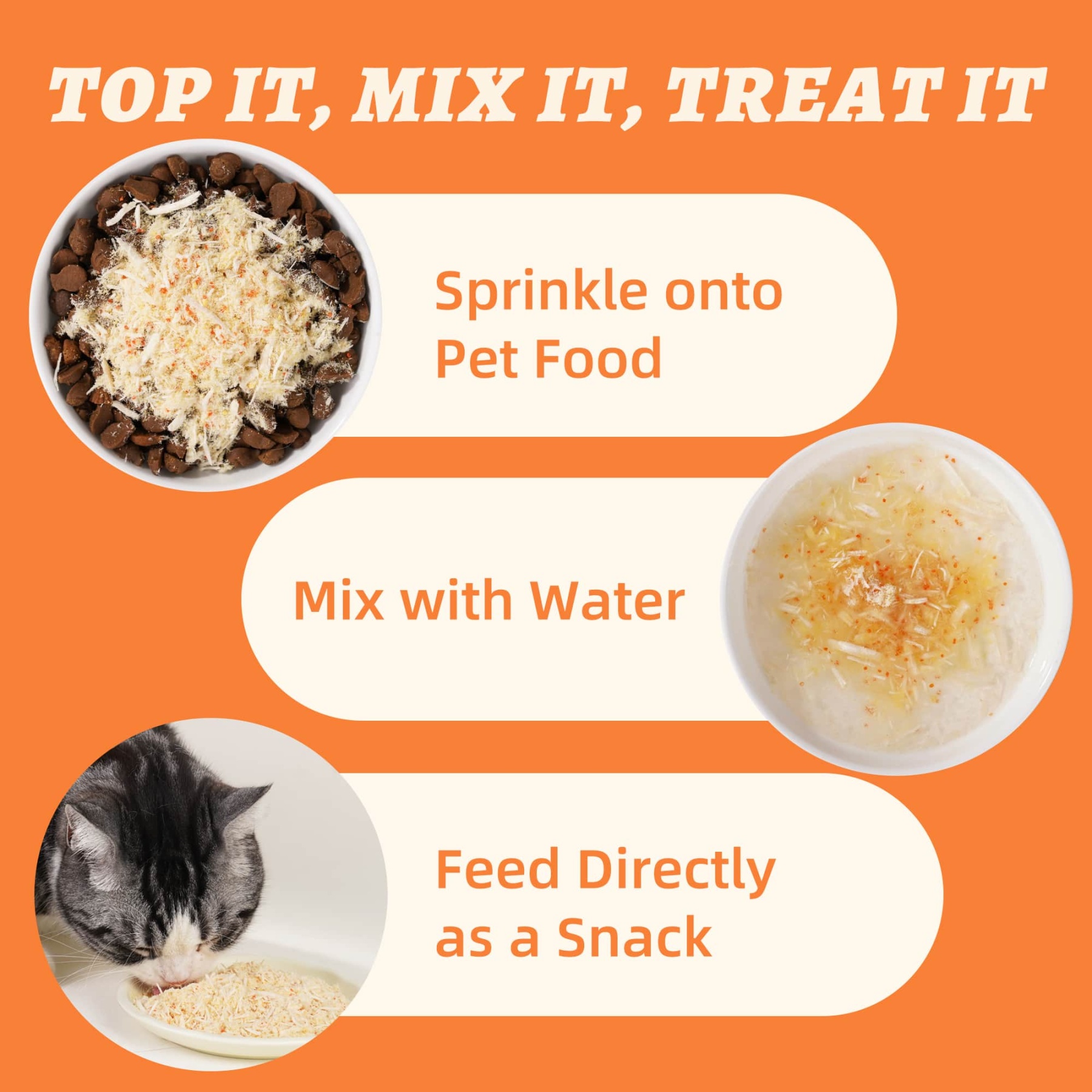 Wellix Salmon Roe Topper for Cats & Dogs – 7.05 oz Freeze Dried Salmon Roe, Egg Yolk & Chicken Formula, Rich in Omega-3, for Antioxidant Defense & Skin & Coat Vitality-CritterCorner