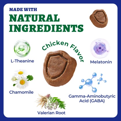 Wellix Calming Bites for Dogs – 260 Counts with Melatonin, L-Theanine & Valerian Root for Anxiety & Stress Relief, Puppies & Dogs-CritterCorner