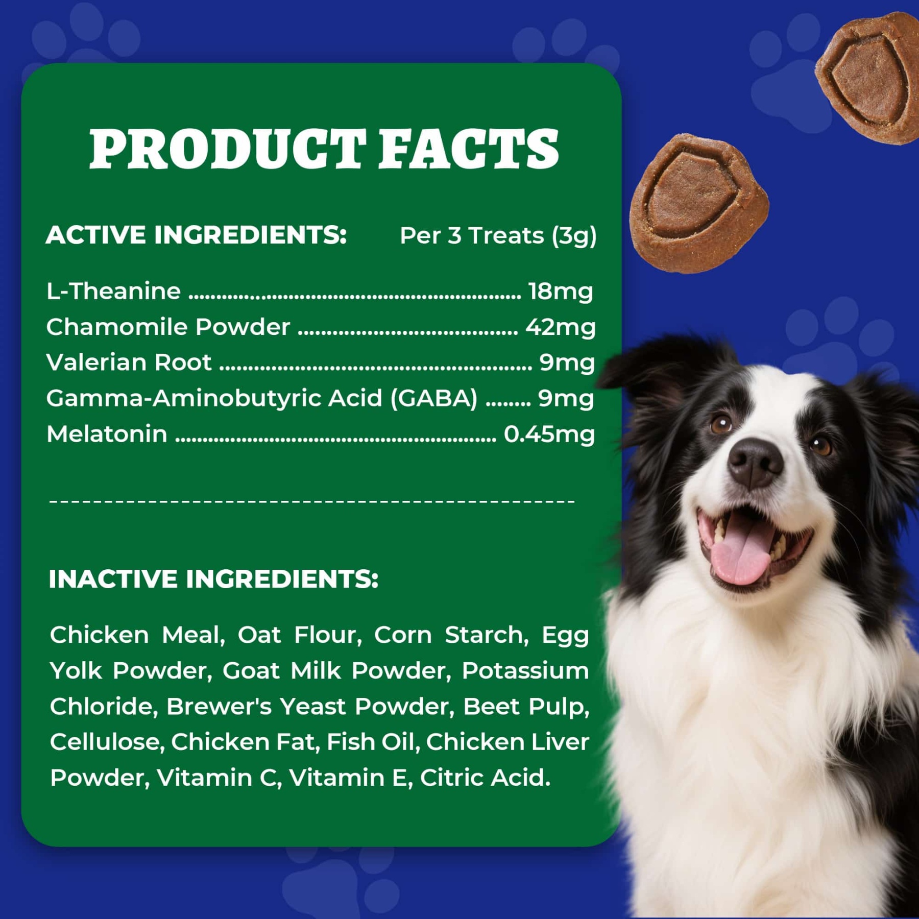 Wellix Calming Bites for Dogs – 260 Counts with Melatonin, L-Theanine & Valerian Root for Anxiety & Stress Relief, Puppies & Dogs-CritterCorner