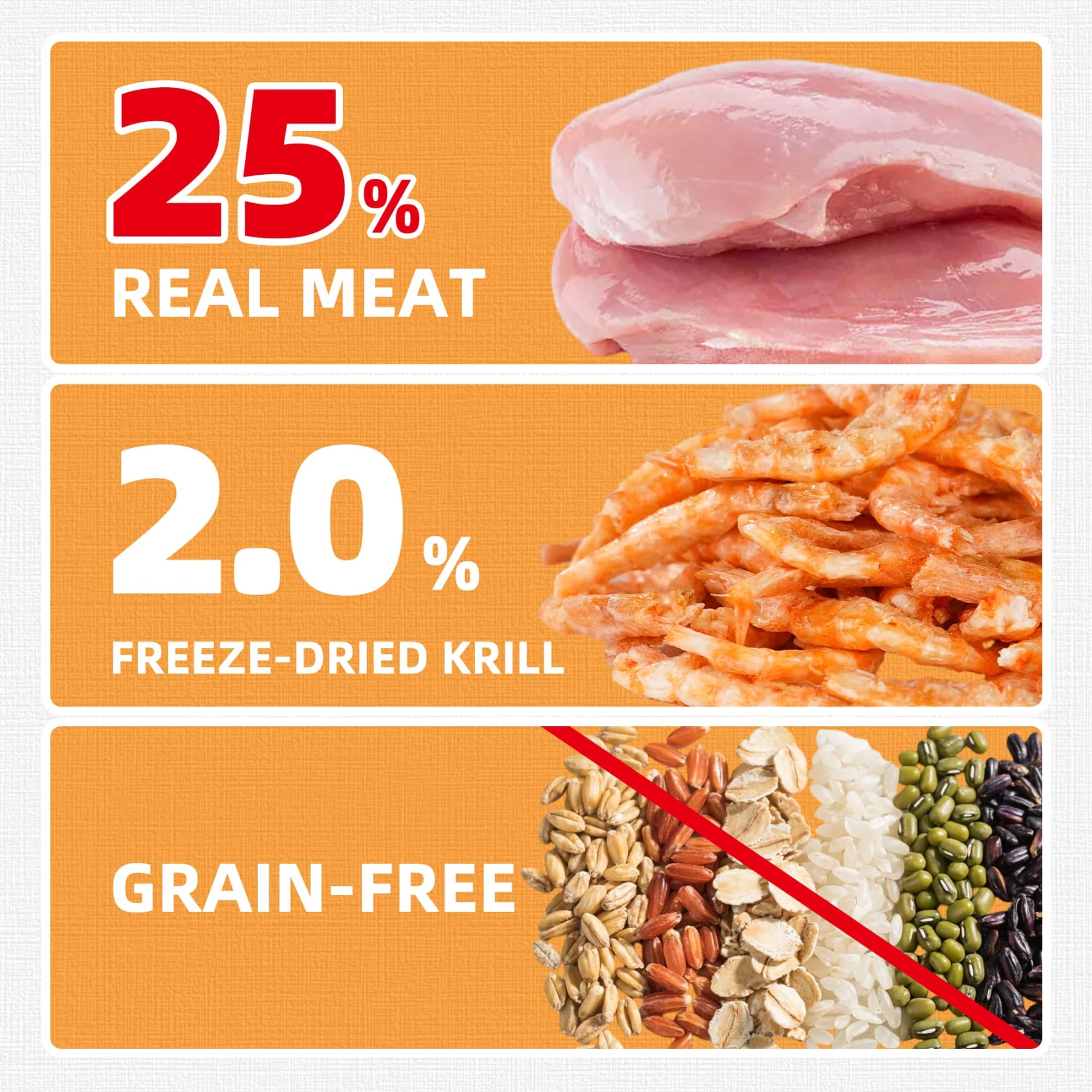 JUSTTRY Freeze-Dried Krill & Chicken Cat Treats – Real Antarctic Krill with Omega-3 for Skin & Coat Health, Dental Care & Training Snacks, High Protein 16oz-CritterCorner