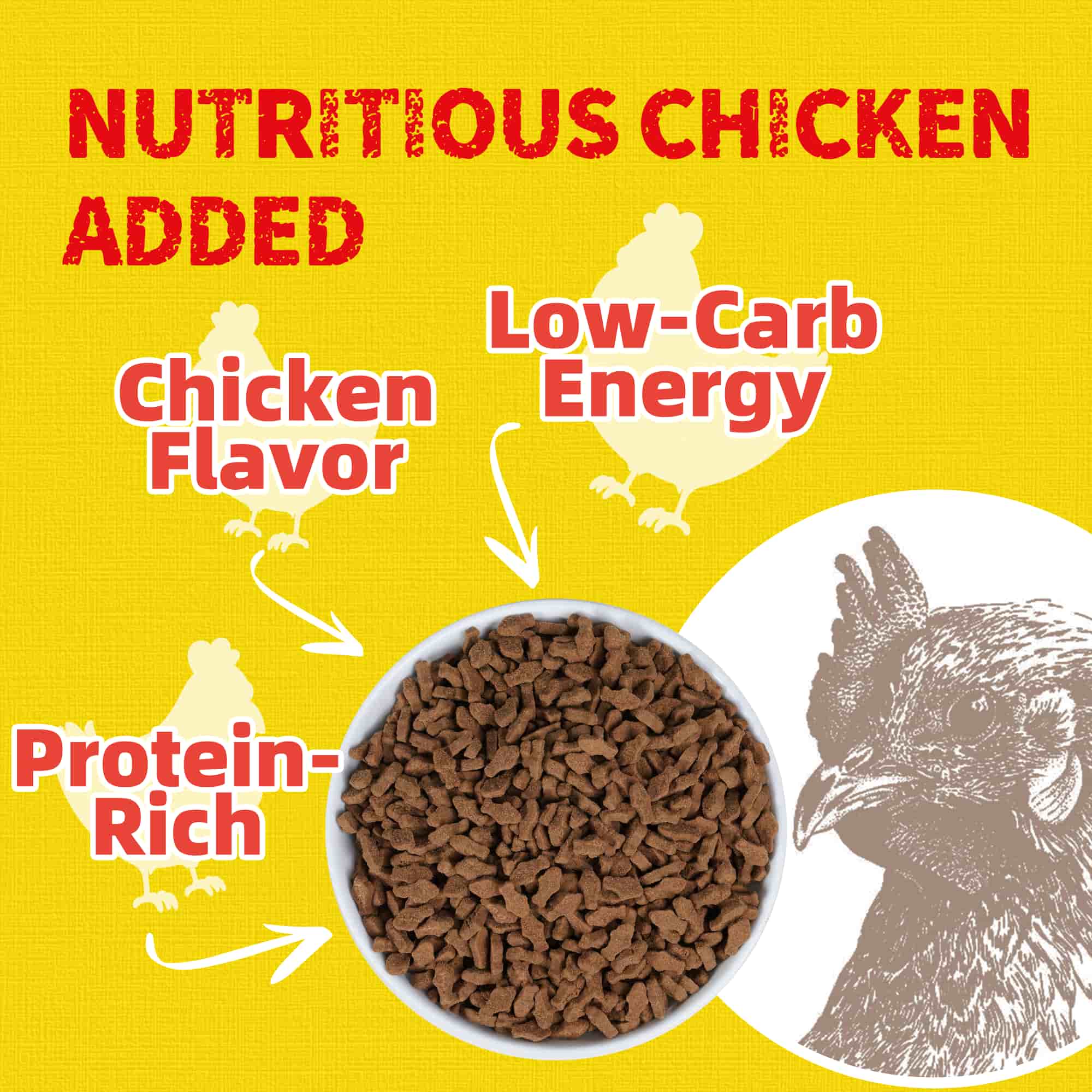 JUSTTRY Chicken Cat Treats –High-Protein Low-Calorie & Grain-Free Crunchy Snacks with Natural Chicken Flavor for Indoor Cats, 16oz-CritterCorner