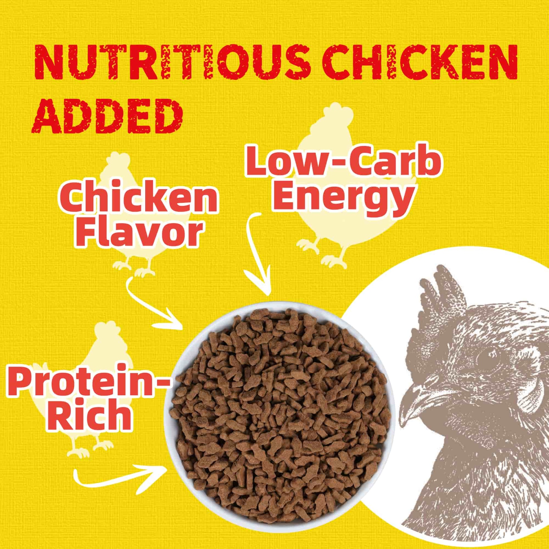 JUSTTRY Chicken Cat Treats –High-Protein Low-Calorie & Grain-Free Crunchy Snacks with Natural Chicken Flavor for Indoor Cats, 16oz-CritterCorner