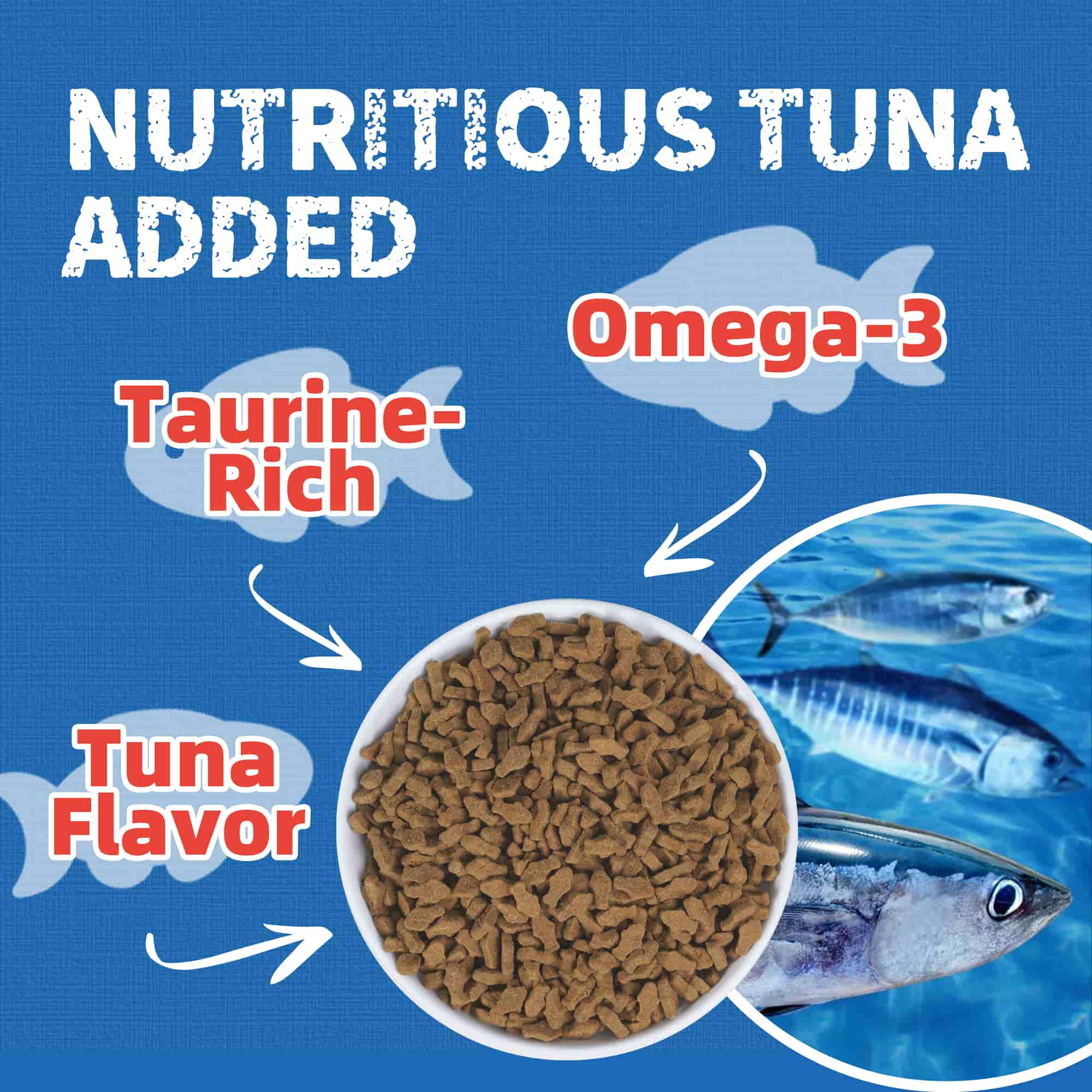 JUSTTRY Tuna Cat Treats – Real Tuna with Omega-3 for Joint, Skin, Coat &Health Crunchy Training Cat Snacks for Indoor Cats, 16oz-CritterCorner