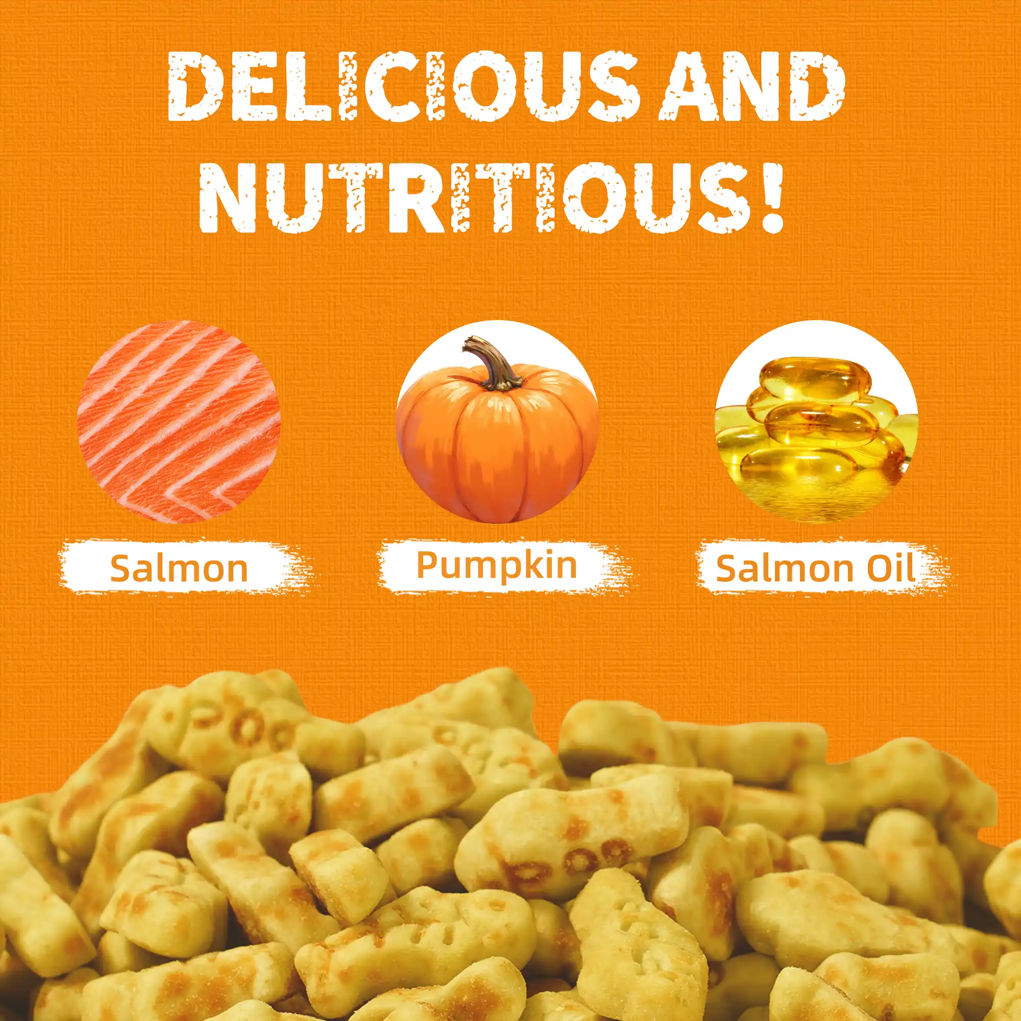 JUSTTRY Pumpkin Cat Treats –Rich in Fibre and Low-Calorie Digestive Snacks for constipation relief, 13.4oz-CritterCorner