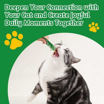 JUSTTRY Cat Grass Lickable Puree Treats – 20 Tubes with Taurine & Vitamin E for Hairball Control, 0.5oz Each-CritterCorner