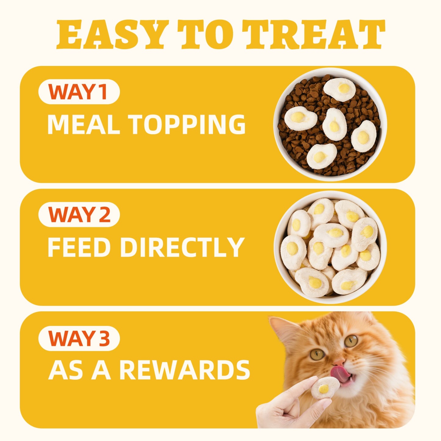 Wellix SunnyBites Freeze Dried Chicken Treats for Dogs and Cats - Healthy Egg & Chicken Snacks for Training - Supports Immunity & Gut Health - 3.5oz-CritterCorner