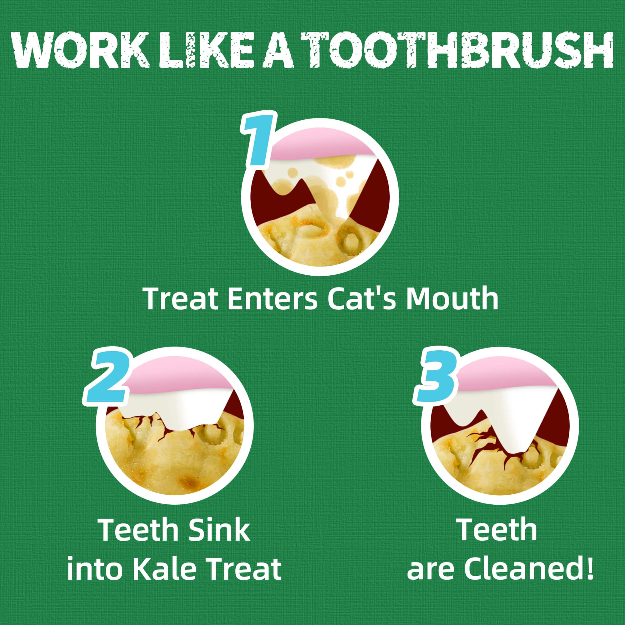 JUSTTRY Kale & Spinach Cat Treats – Gluten-Free Low-Calorie Snacks with Natural Chicken Flavor for Indoor Cats, 16oz-CritterCorner