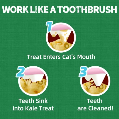 JUSTTRY Kale & Spinach Cat Treats – Gluten-Free Low-Calorie Snacks with Natural Chicken Flavor for Indoor Cats, 16oz-CritterCorner