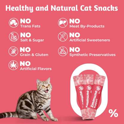 JUSTTRY Kitten Lickable Puree Treats  –20 Tubes Creamy Lickable Purée with DHA, EPA, Vitamin E & Taurine for Immune Support ,0.5oz Each-CritterCorner