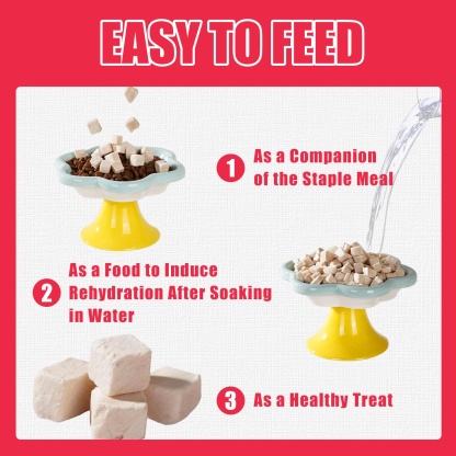 JUSTTRY Freeze-Dried Chicken Treats – High-Protein, Grain-Free Dog & Cat Treats for Training & Raw Food, 7.05oz-CritterCorner