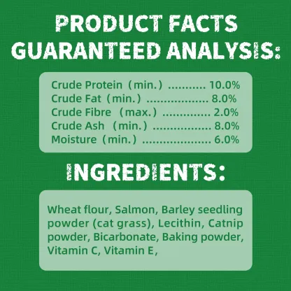 JUSTTRY Cat Grass Treats – Healthy Cat Snacks with Catnip for Hairball Relief & Dental Care, 13.4oz-CritterCorner