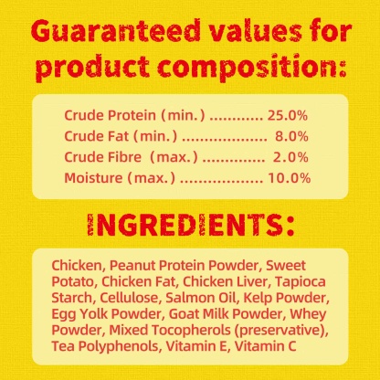 JUSTTRY Chicken Cat Treats –High-Protein Low-Calorie & Grain-Free Crunchy Snacks with Natural Chicken Flavor for Indoor Cats, 16oz-CritterCorner