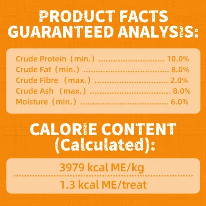 JUSTTRY Pumpkin Cat Treats –Rich in Fibre and Low-Calorie Digestive Snacks for constipation relief, 13.4oz-CritterCorner