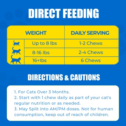 JUSTTRY Cat Urinary Tract Bites Cat Supplements – Cranberry & D-Mannose, Grain-Free Natural Snacks for Urinary Health & Cat Kidney Support, 6.35oz, 300 Bites-CritterCorner