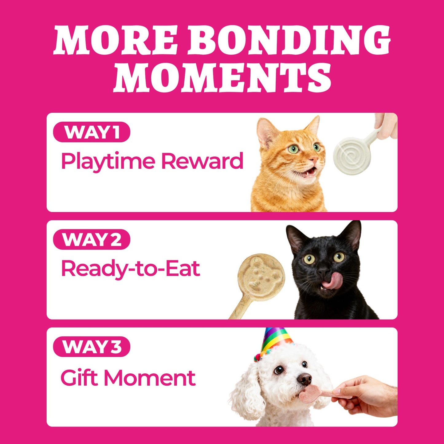 Wellix Freeze Dried Lollipop Dog & Cat Treats - High Protein Chicken Cat Treats with Cat Grass, Dragon Fruit & Goat Milk - Low Calorie Training Snacks 21pcs-CritterCorner