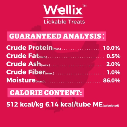 Wellix Lickable Cat Treats - Goat Milk & Chicken High-Protein Kitten Snacks - Squeezable Treats for Immunity & Digestion Support - 24 Tubes-CritterCorner