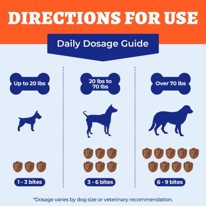 Wellix Dog Hip & Joint Bites – 260 Count Joint Supplement with Glucosamine, Chondroitin & MSM for Arthritis Pain Relief-CritterCorner