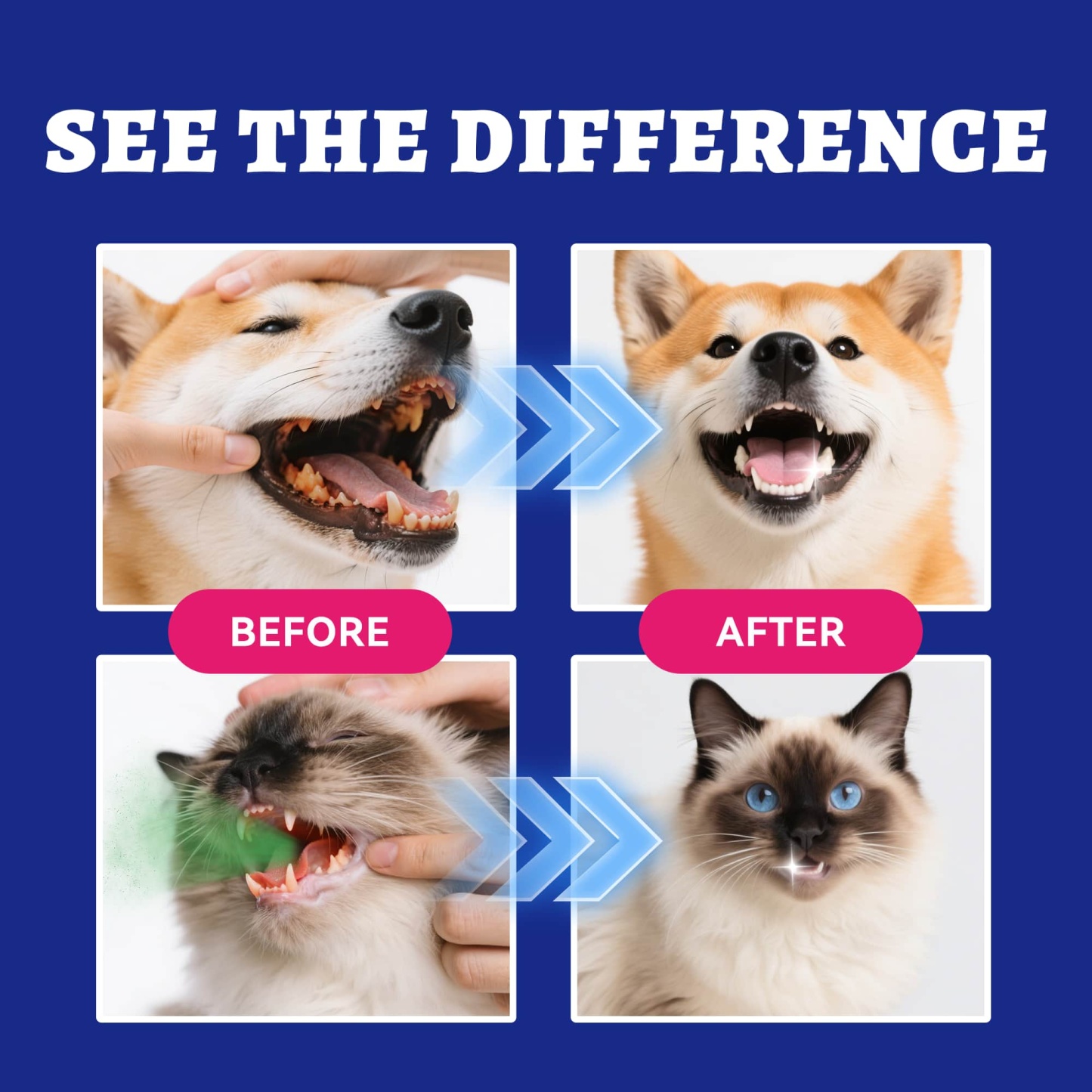 Wellix Cat & Dog Breath Freshener Water Additive - Natural Probiotic & Lysozyme Mouthwash for Teeth Cleaning & Dental Care - Reduces Bad Breath & Plaque - 12.85 fl oz-CritterCorner