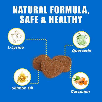 JUSTTRY Cat Allergy & Immune Bites Cat Supplements – Chicken Flavor with L-Lysine For Cats for Itchy Skin Relief & Immune Support, 6.35oz, 300 Bites-CritterCorner