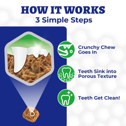 Wellix Dental Treats for Cats and Small Dogs – 8.82oz Crunchy Teeth Cleaning Treats for Plaque Control & Fresh Breath