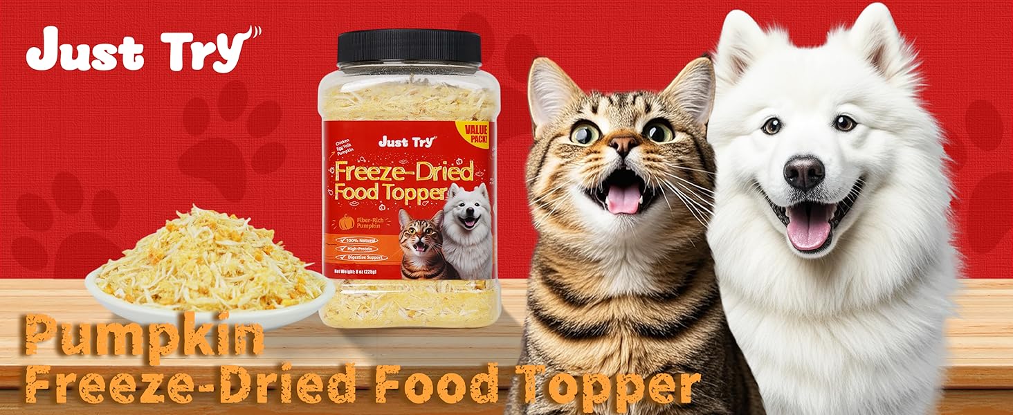 Pumpkin Cat Food Toppers
