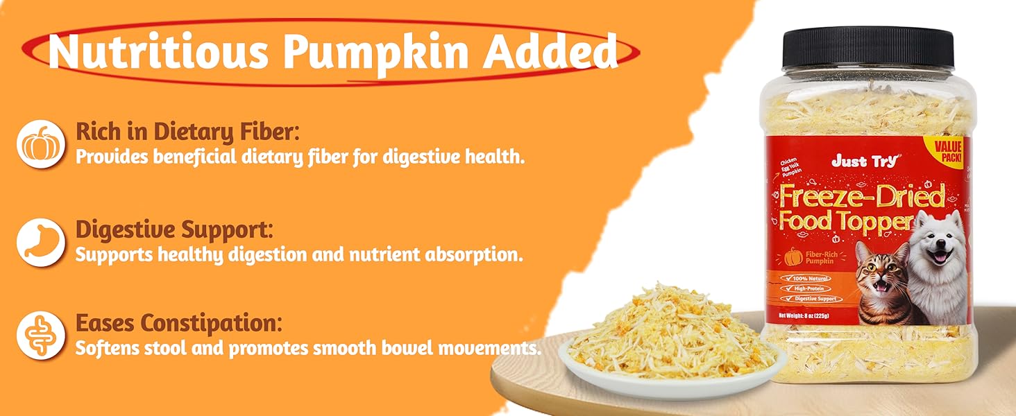 Pumpkin Cat Food Toppers