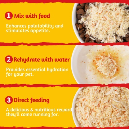 JUSTTRY Fish Roe Freeze-Dried Food Toppers – Chicken & Egg Yolk & Fish Roe, High-Protein for Dogs & Cats, Omega-3 Supports Skin & Coat Health, 8oz-CritterCorner