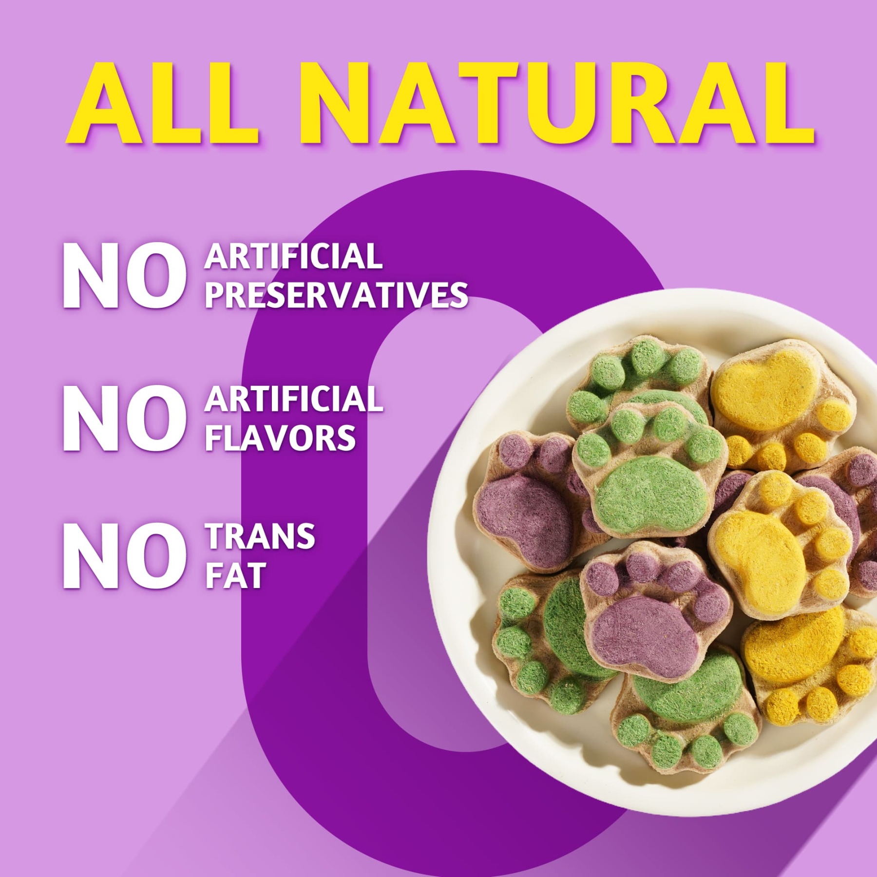 JUSTTRY Freeze-Dried Cat Paw Treats – Healthy Cat Treats with High-Protein Chicken & Pumpkin Spinach Purple Sweet Potato, Immunity & Gut Health, 6.35oz-CritterCorner