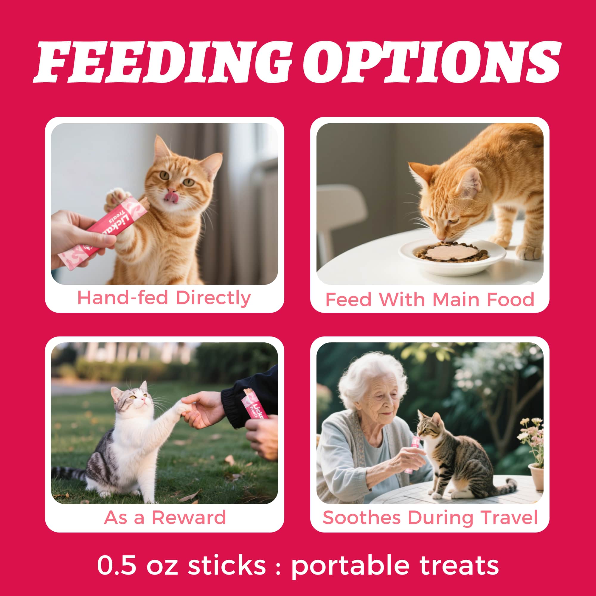 Wellix Lickable Cat Treats - Goat Milk & Chicken High-Protein Kitten Snacks - Squeezable Treats for Immunity & Digestion Support - 24 Tubes-CritterCorner