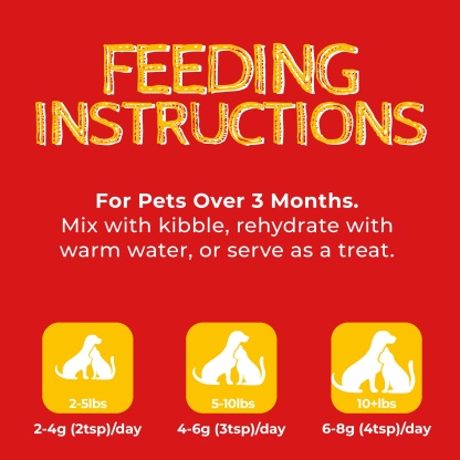 JUSTTRY Fish Roe Freeze-Dried Food Toppers – Chicken & Egg Yolk & Fish Roe, High-Protein for Dogs & Cats, Omega-3 Supports Skin & Coat Health, 8oz-CritterCorner