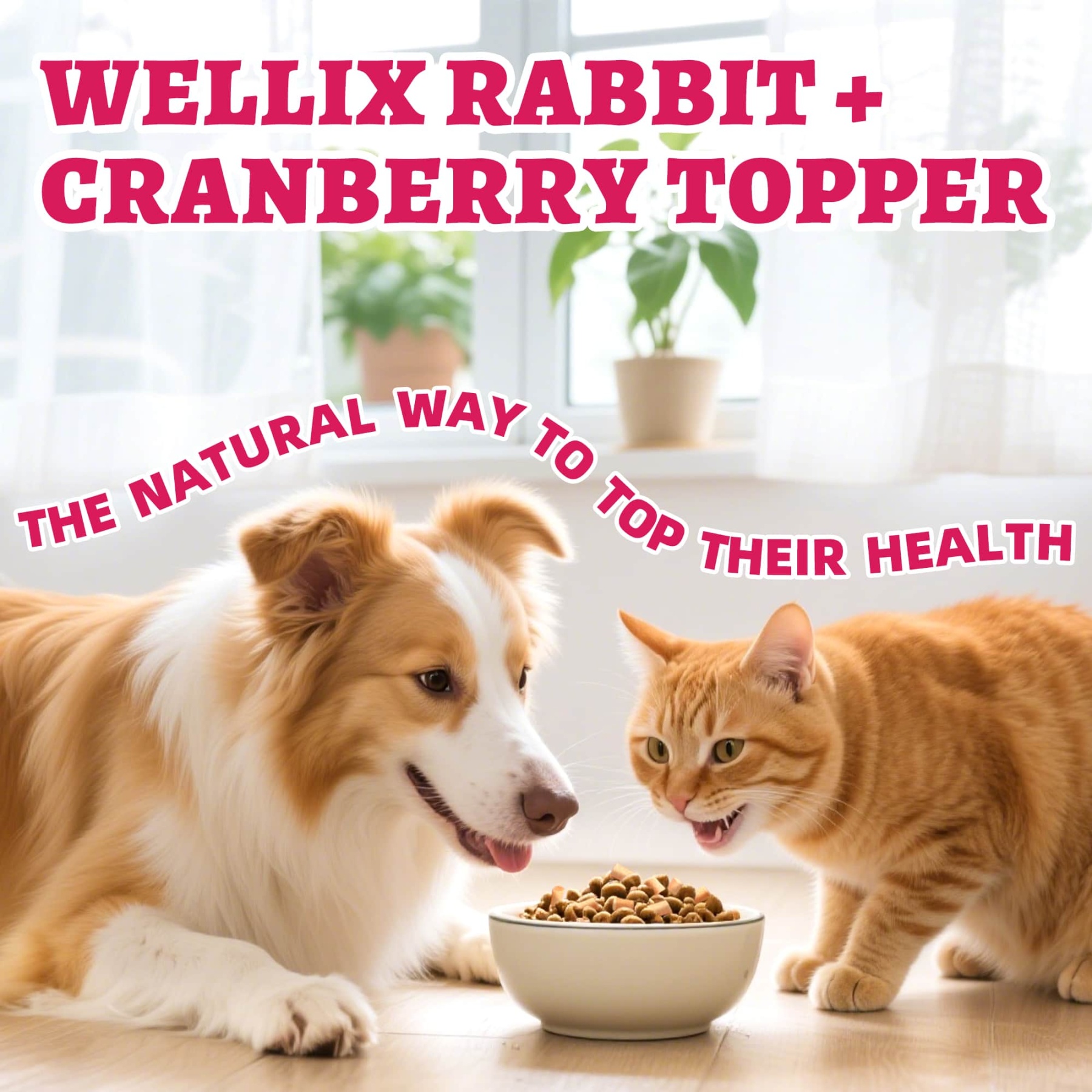 Wellix Rabbit & Cranberry Freeze-Dried Treats for Cats & Dogs – Hypoallergenic, Grain-Free Treats for Cat Bladder, Kidney & UTI Support-CritterCorner