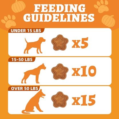 Just Try 15 OZ Pumpkin Dog Treats Biscuits Digestive Support Gut Health Training Treats Healthy Dog Treats