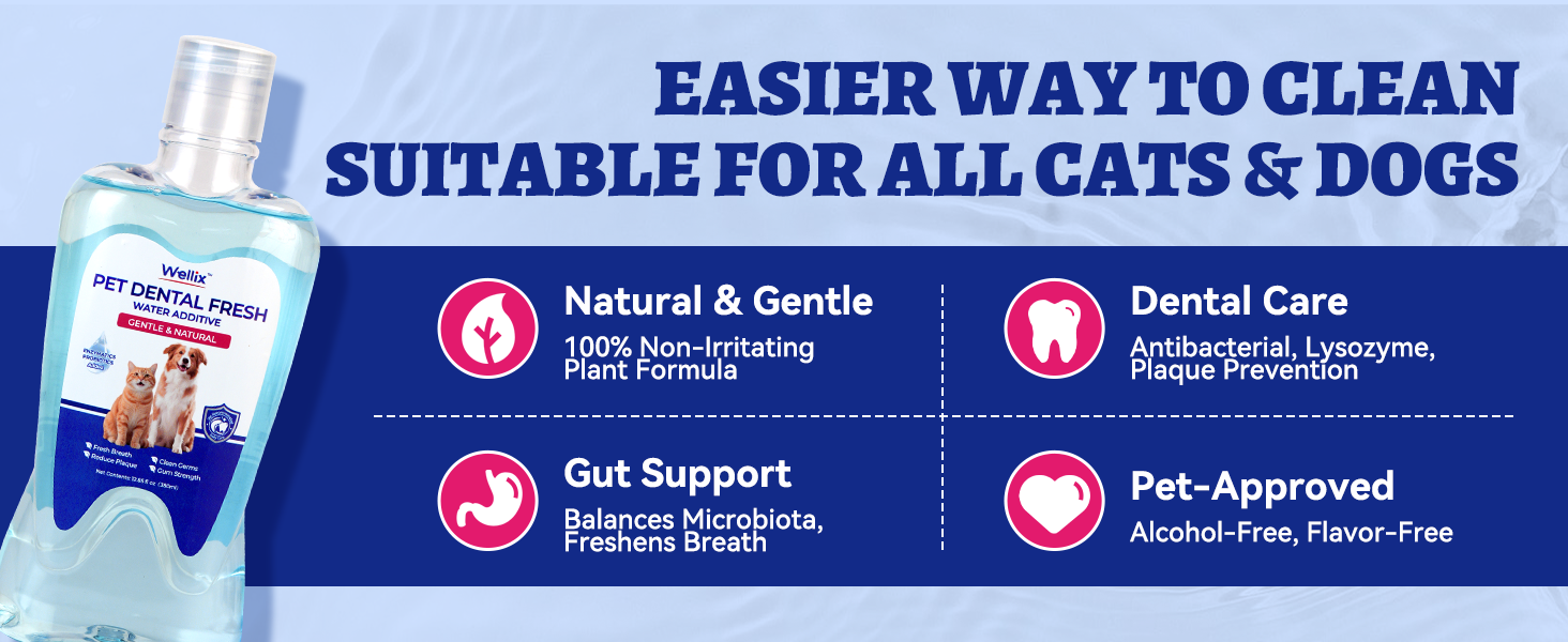 dog dental water additive