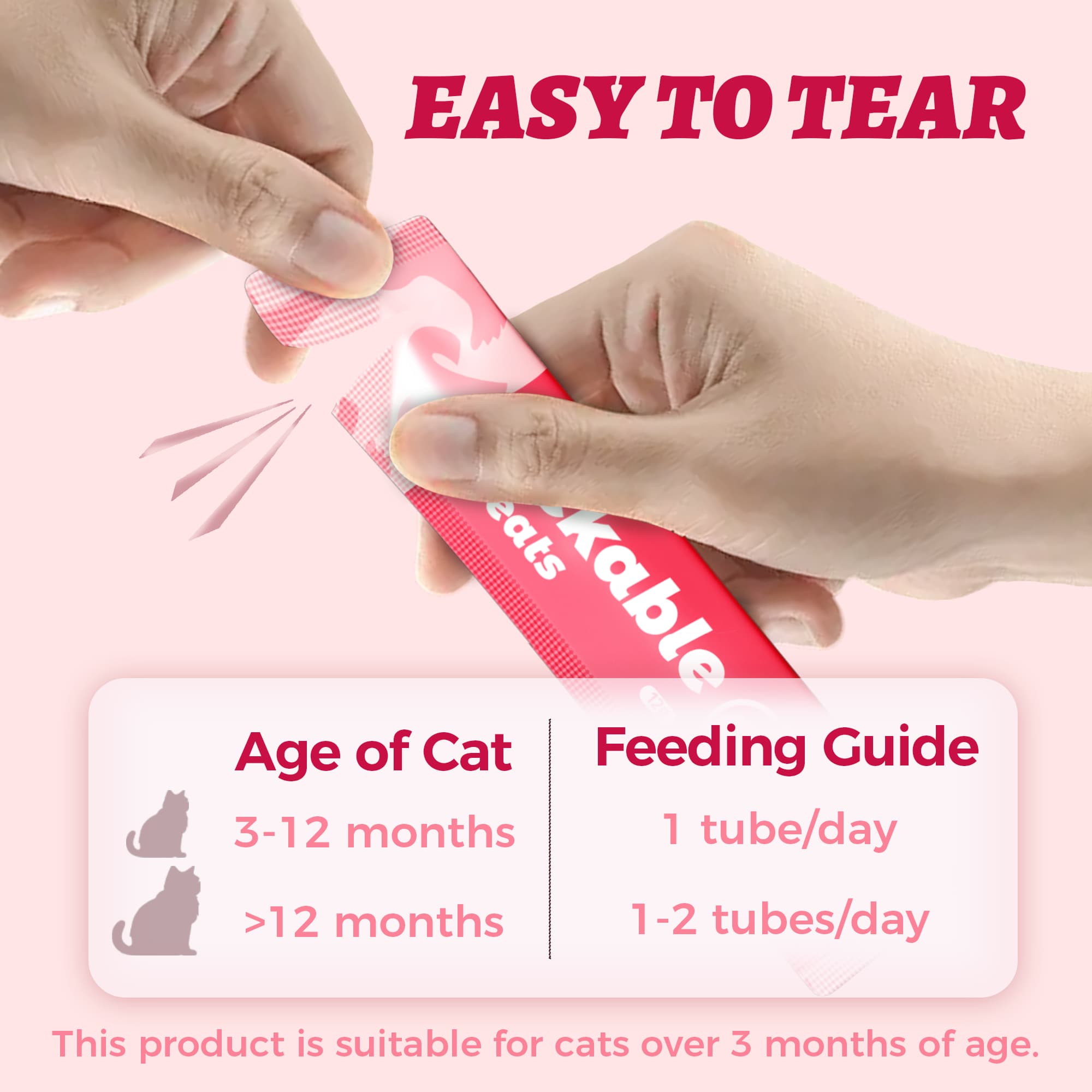 Wellix Lickable Cat Treats - Goat Milk & Chicken High-Protein Kitten Snacks - Squeezable Treats for Immunity & Digestion Support - 24 Tubes-CritterCorner