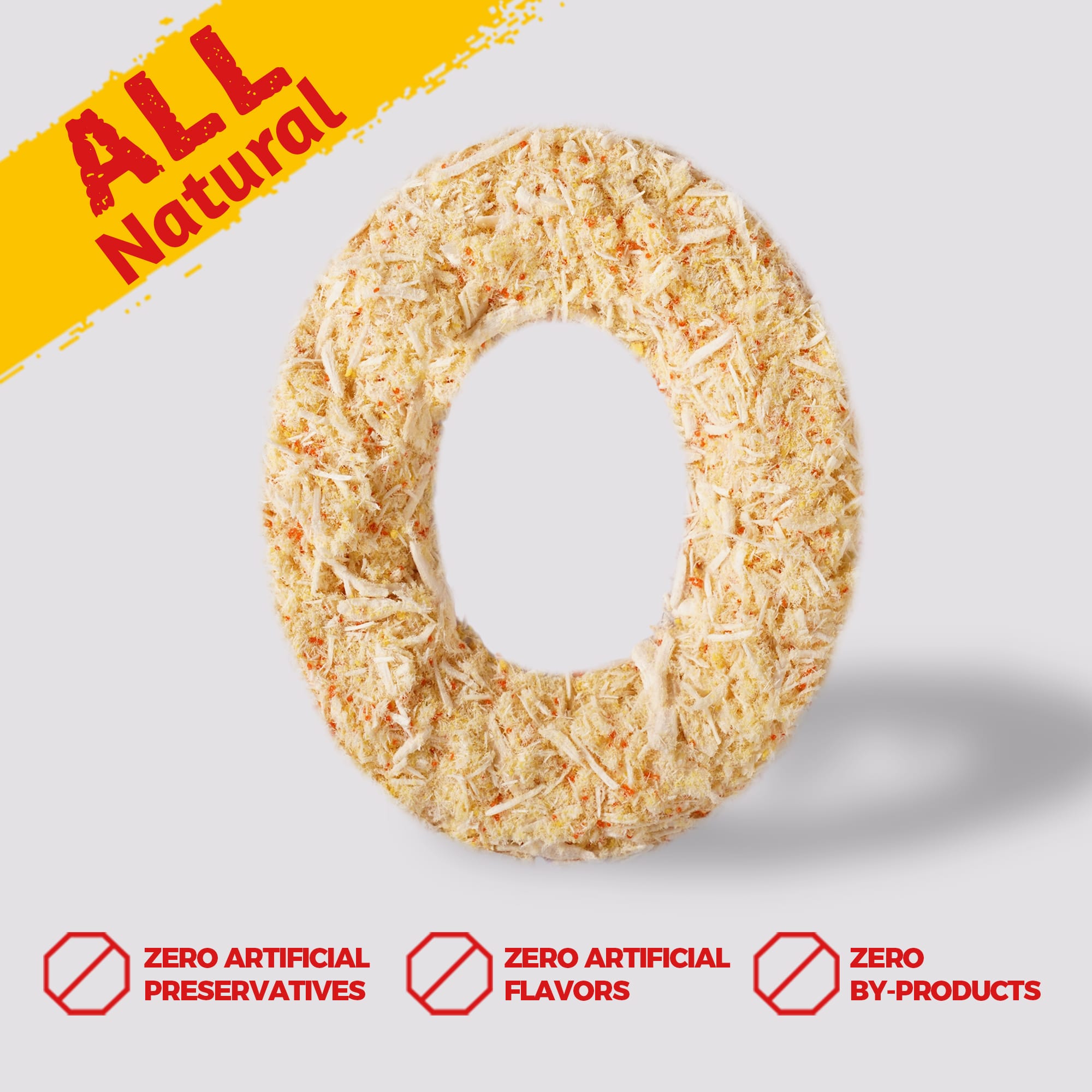 JUSTTRY Fish Roe Freeze-Dried Food Toppers – Chicken & Egg Yolk & Fish Roe, High-Protein for Dogs & Cats, Omega-3 Supports Skin & Coat Health, 8oz-CritterCorner