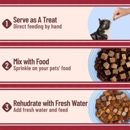 JUSTTRY Freeze-Dried Beef Liver – Single-Ingredient High-Protein Grain-Free Training Treats for Dogs & Cats, Rich in Iron & Vitamin A for Immune & Skin Health,,8.82oz-CritterCorner