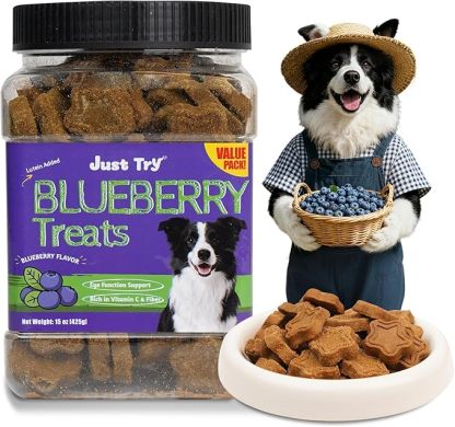 Just Try 15 OZ Pumpkin Dog Treats Biscuits Digestive Support Gut Health Training Treats Healthy Dog Treats
