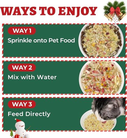 Wellix Dog & Cat Food Topper - Antarctic Krill Treats Freeze Dried Egg Yolk&Chicken Flavor Low Calorie - Cognitive and Skin & Coat Support - Healthy Cat Treats for Indoor Cats