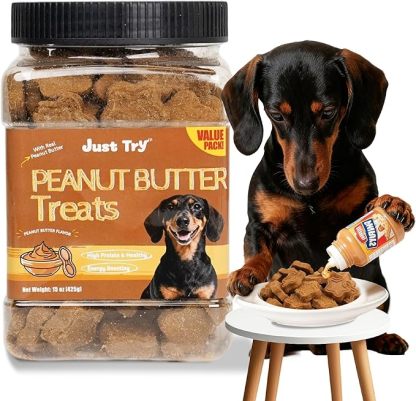 Just Try 15 OZ Pumpkin Dog Treats Biscuits Digestive Support Gut Health Training Treats Healthy Dog Treats