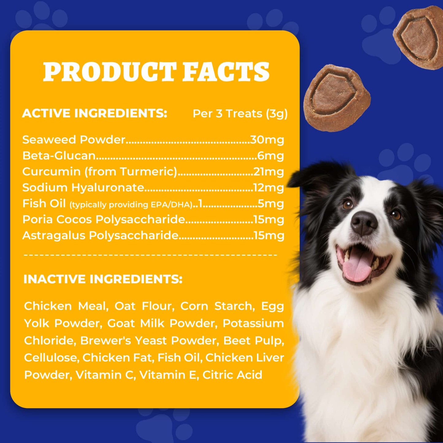 Wellix Dog Allergy & Immune Bites – 260 Counts Natural Ingredient Chews to Strengthen Immunity, Promote Shiny Coat, Relieve Itch & Redness-CritterCorner