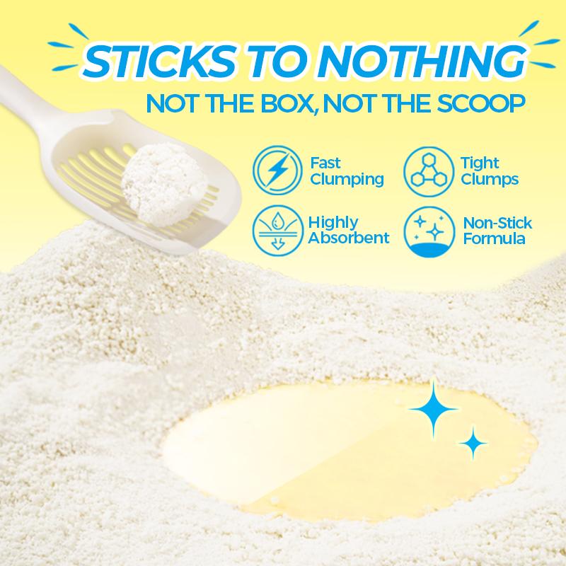 JUSTTRY SnowPaww Cassava Cat Litter – 11lbs (2 x 5.5lbs) with Tight Clumps, Low Dust & Odor Control-CritterCorner