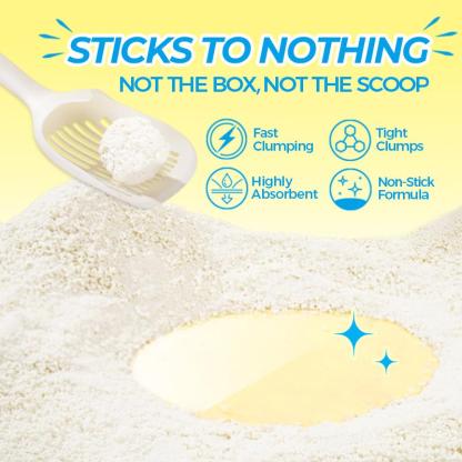 JUSTTRY SnowPaww Cassava Cat Litter – 11lbs (2 x 5.5lbs) with Tight Clumps, Low Dust & Odor Control-CritterCorner